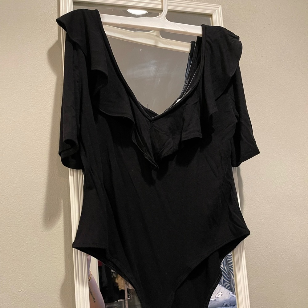 black bodysuit.can be wear under your jacket